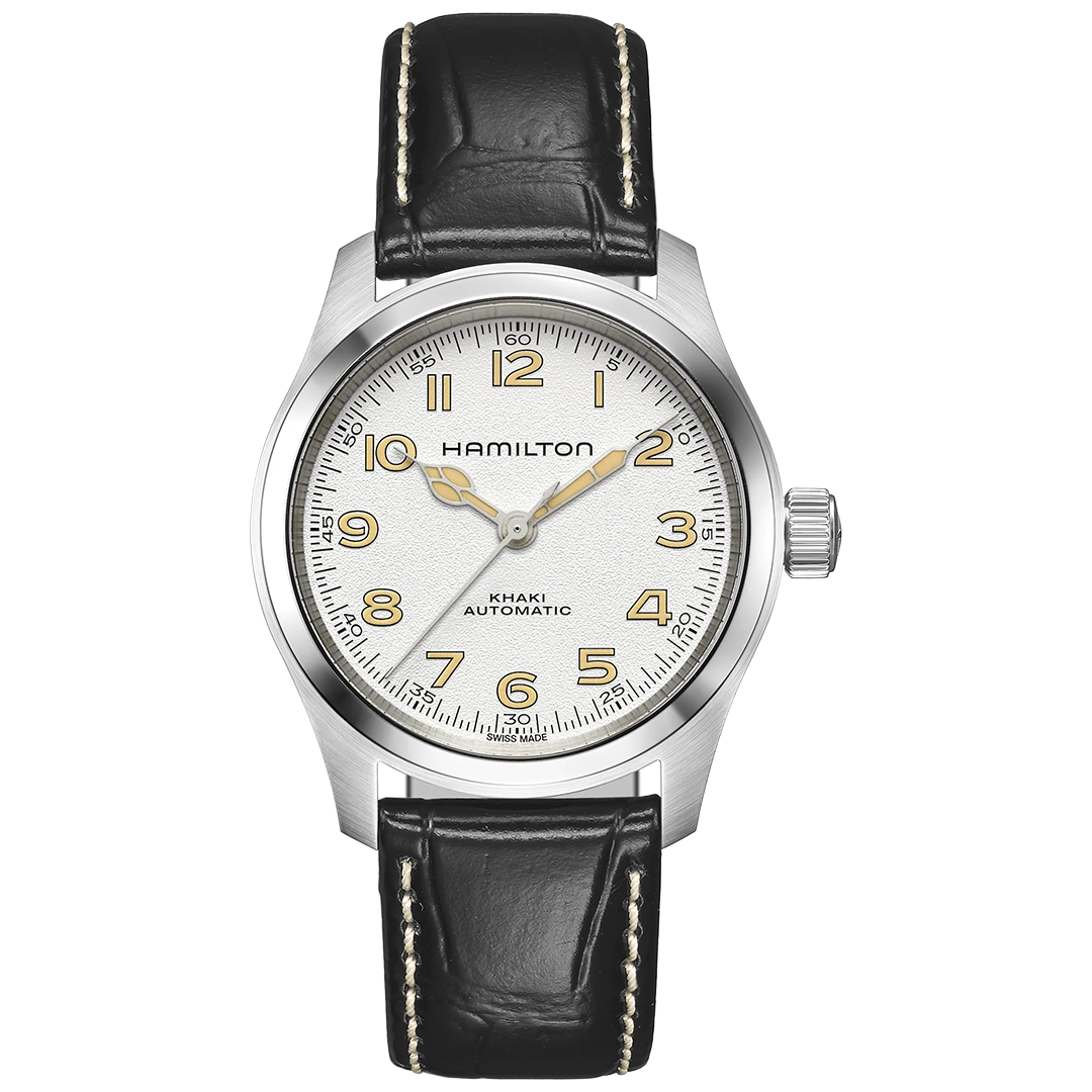 Orologio in acciaio Khaki Field Murph Hamilton