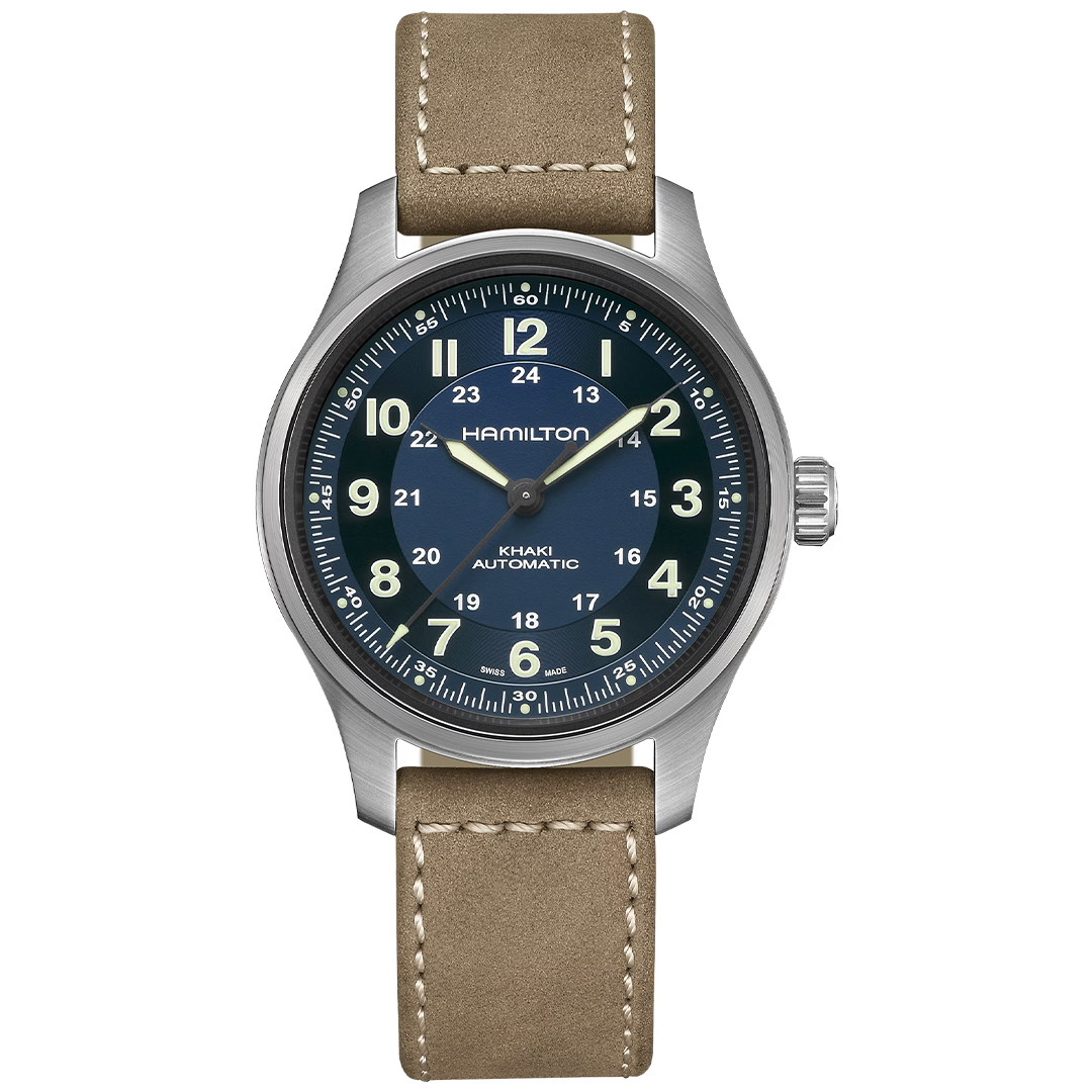 Watch in titanium Khaki Field Titanium Auto Hamilton