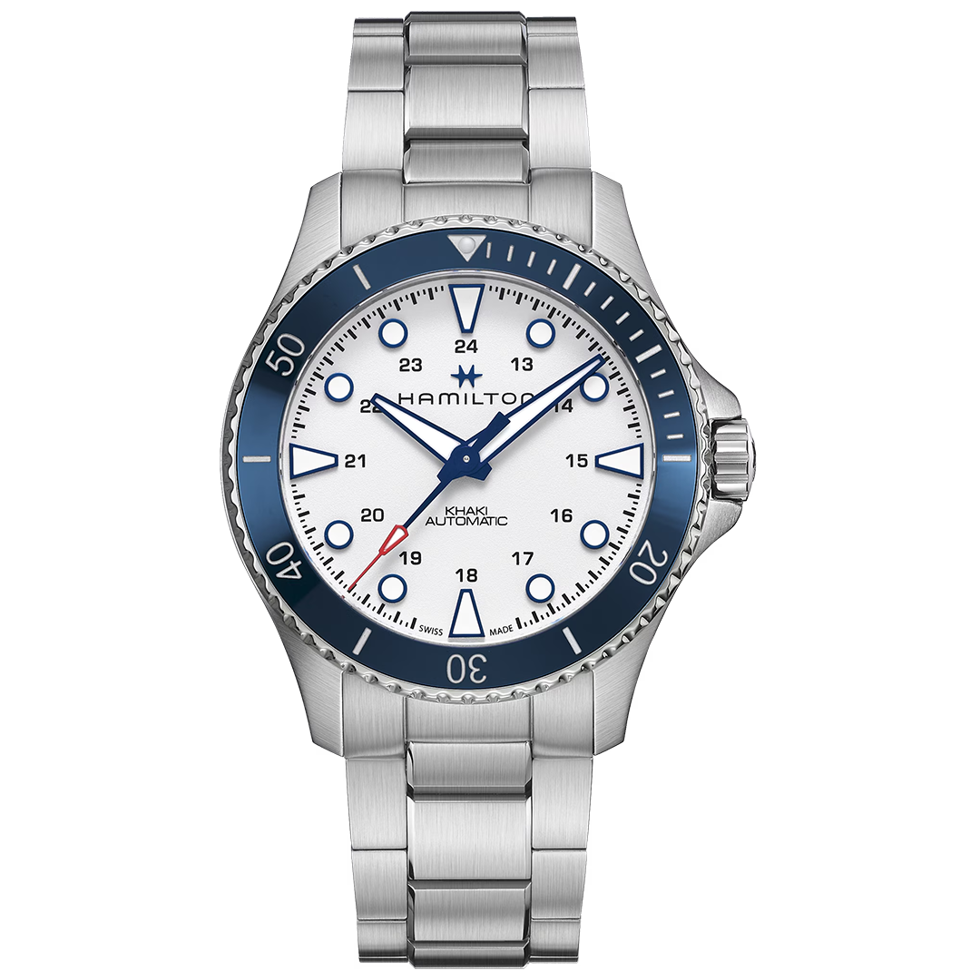 Orologio in acciaio Khaki Navy Scuba Auto Hamilton