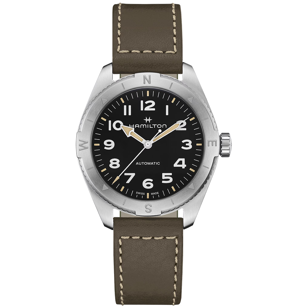 Orologio in acciaio Khaki Field Expedition Auto Hamilton