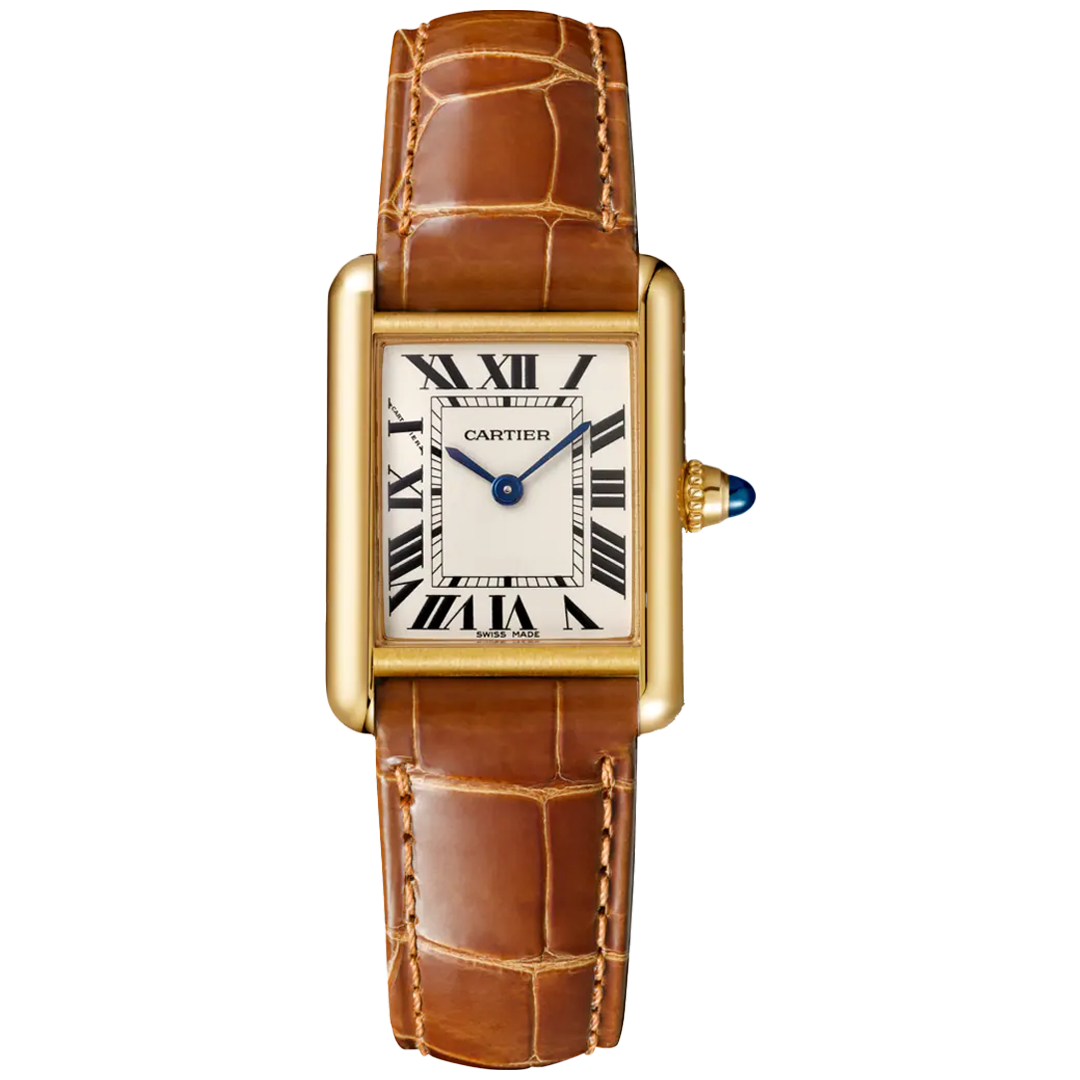 Orologio in oro giallo Tank Louis Cartier