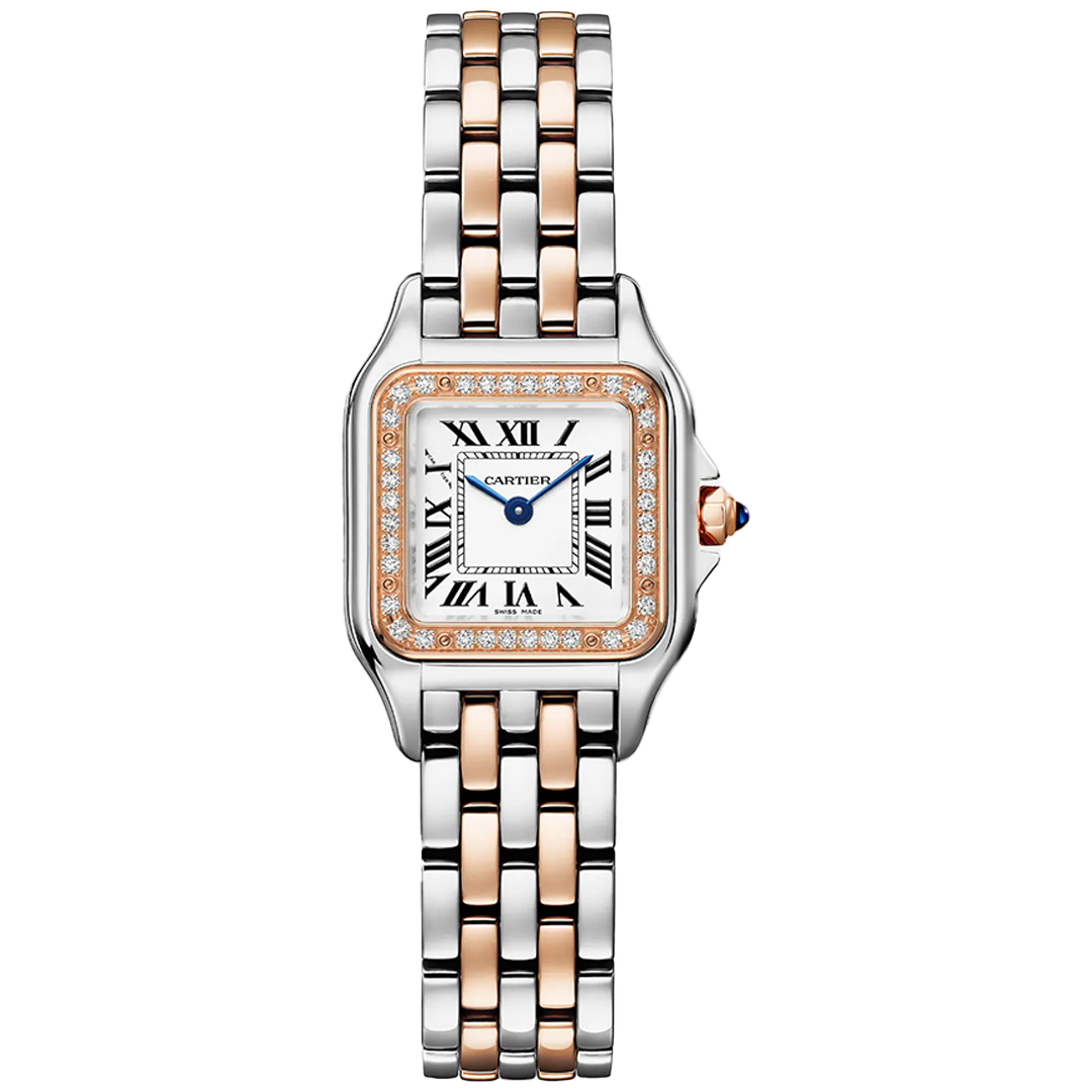 Watch in steel and rose gold Panthère de Cartier Cartier