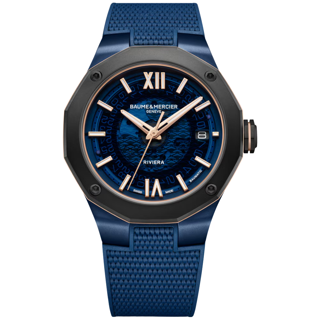 Watch in steel and titanium Riviera Baume et mercier