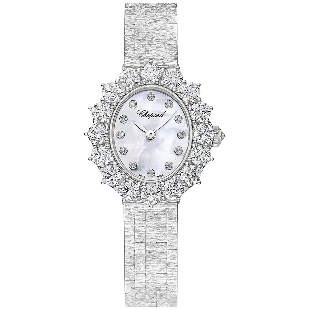 Orologio in oro bianco L'Heure du Diamant Chopard