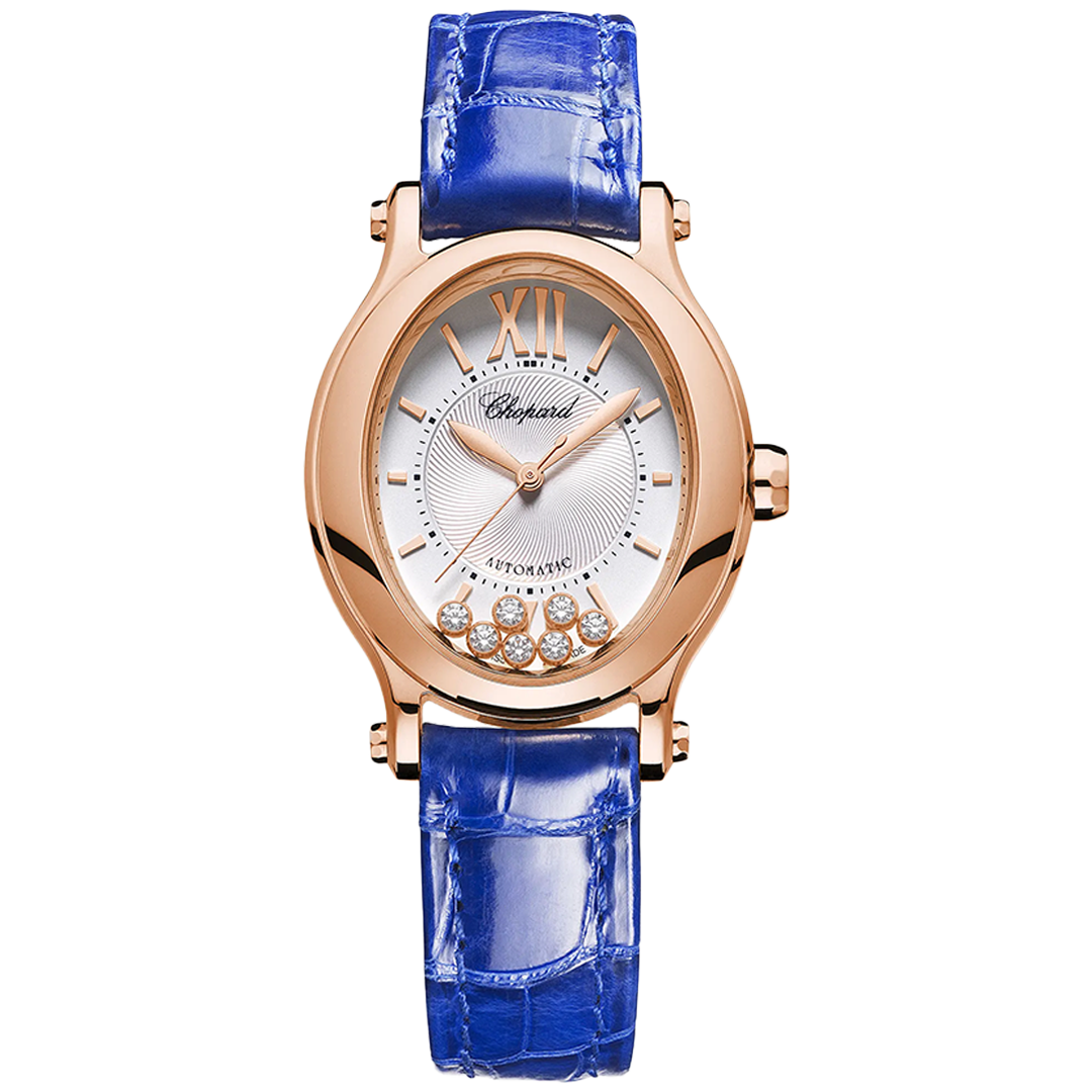 Watch in rose gold Happy Sport Chopard
