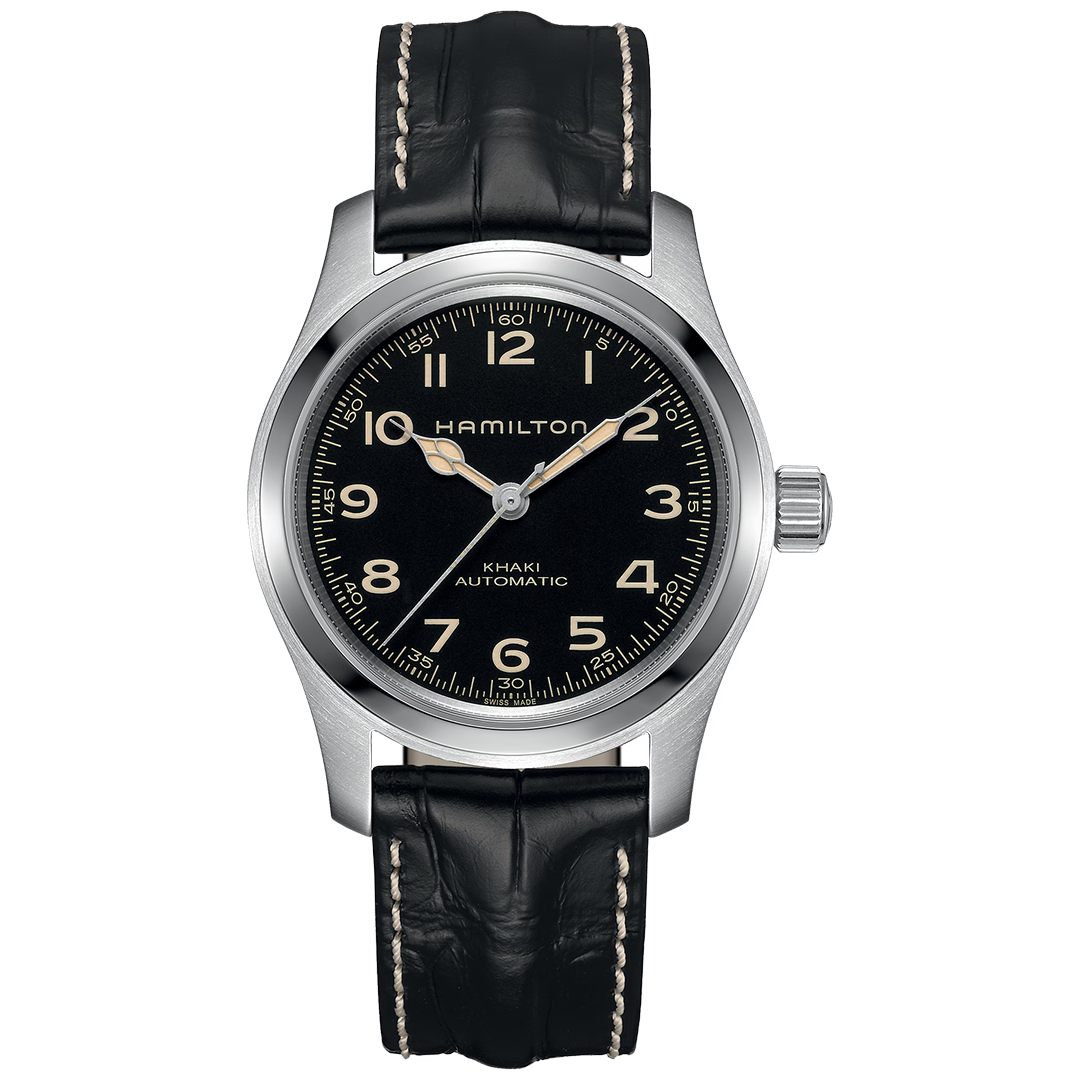 Orologio in acciaio Khaki Field - Murph Auto Hamilton