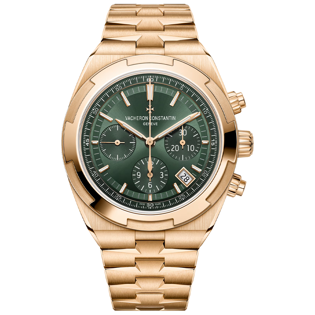Orologio in oro rosa Overseas Cronografo Vacheron constantin