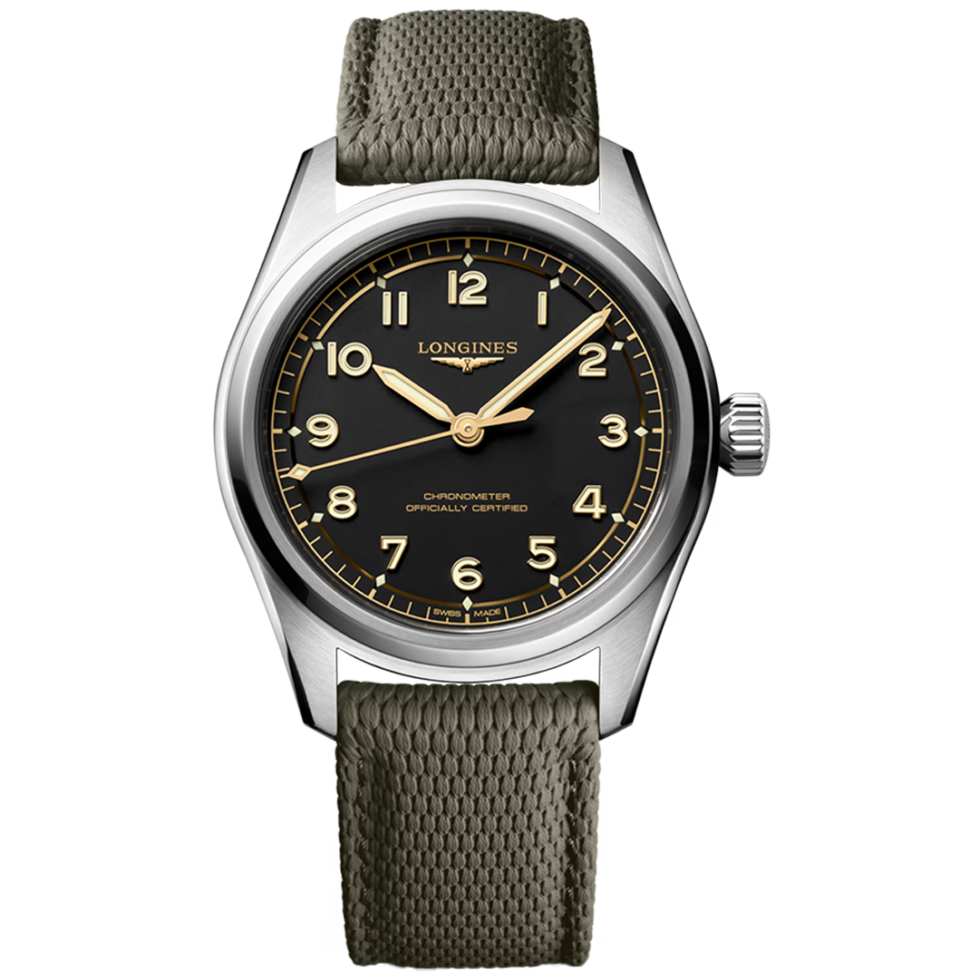 Orologio in acciaio Spirit Pilot Longines