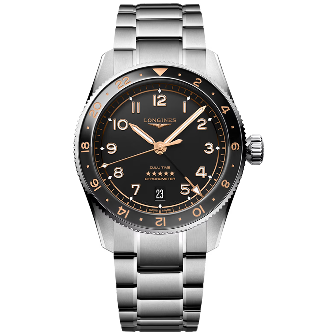 Watch in steel Spirit Zulu Time Longines
