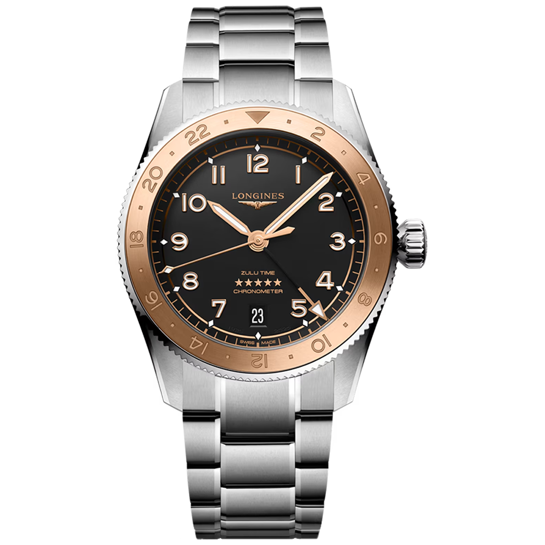 Orologio in acciaio Spirit Zulu Time 1925 Longines