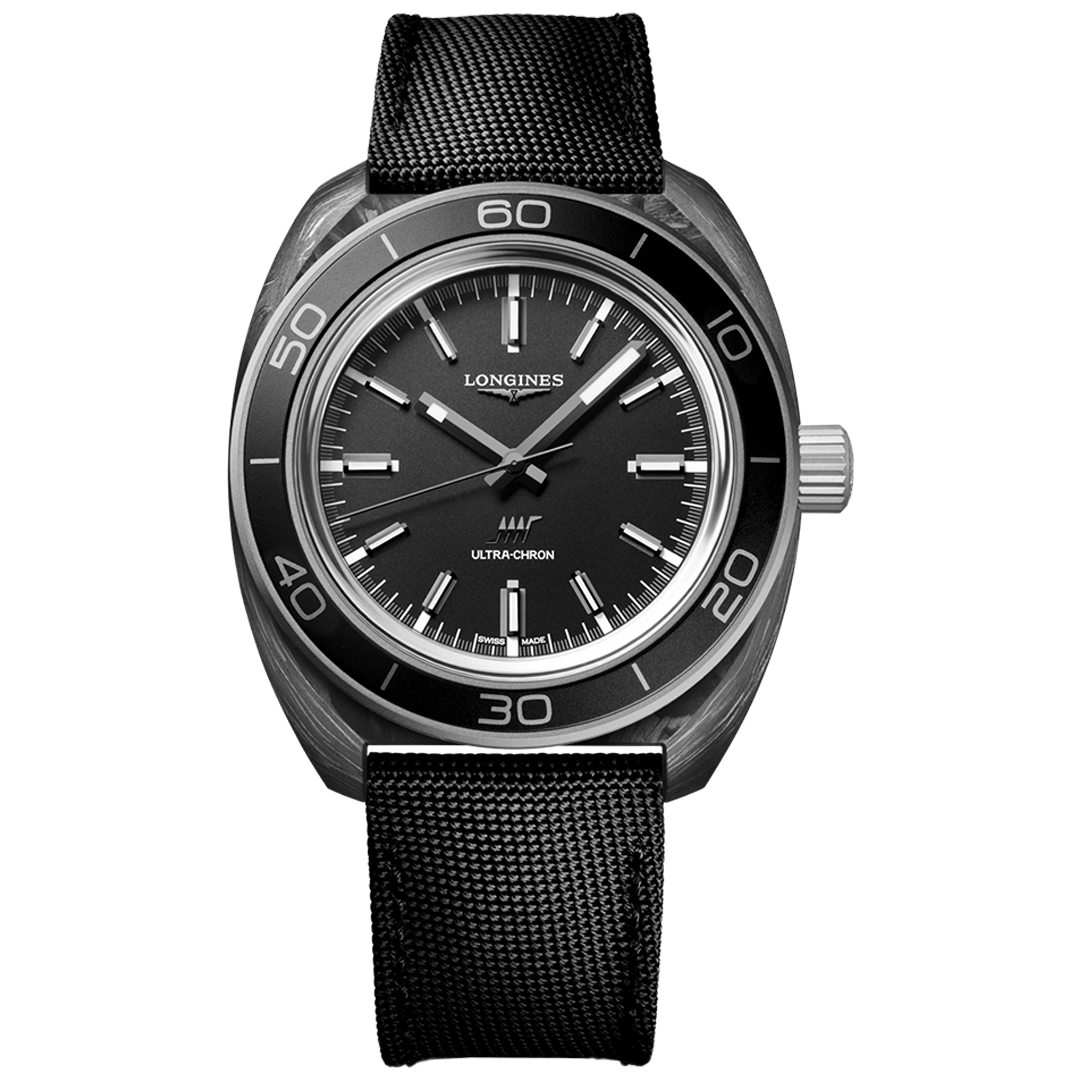 Orologio in carbonio e titanio Ultra-Chron Carbon Longines