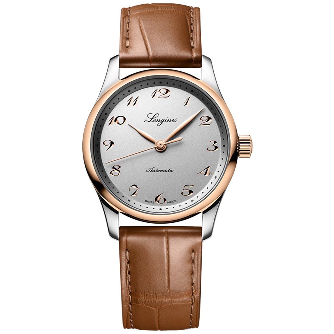 Orologio in acciaio e oro rosa Master Collection Longines