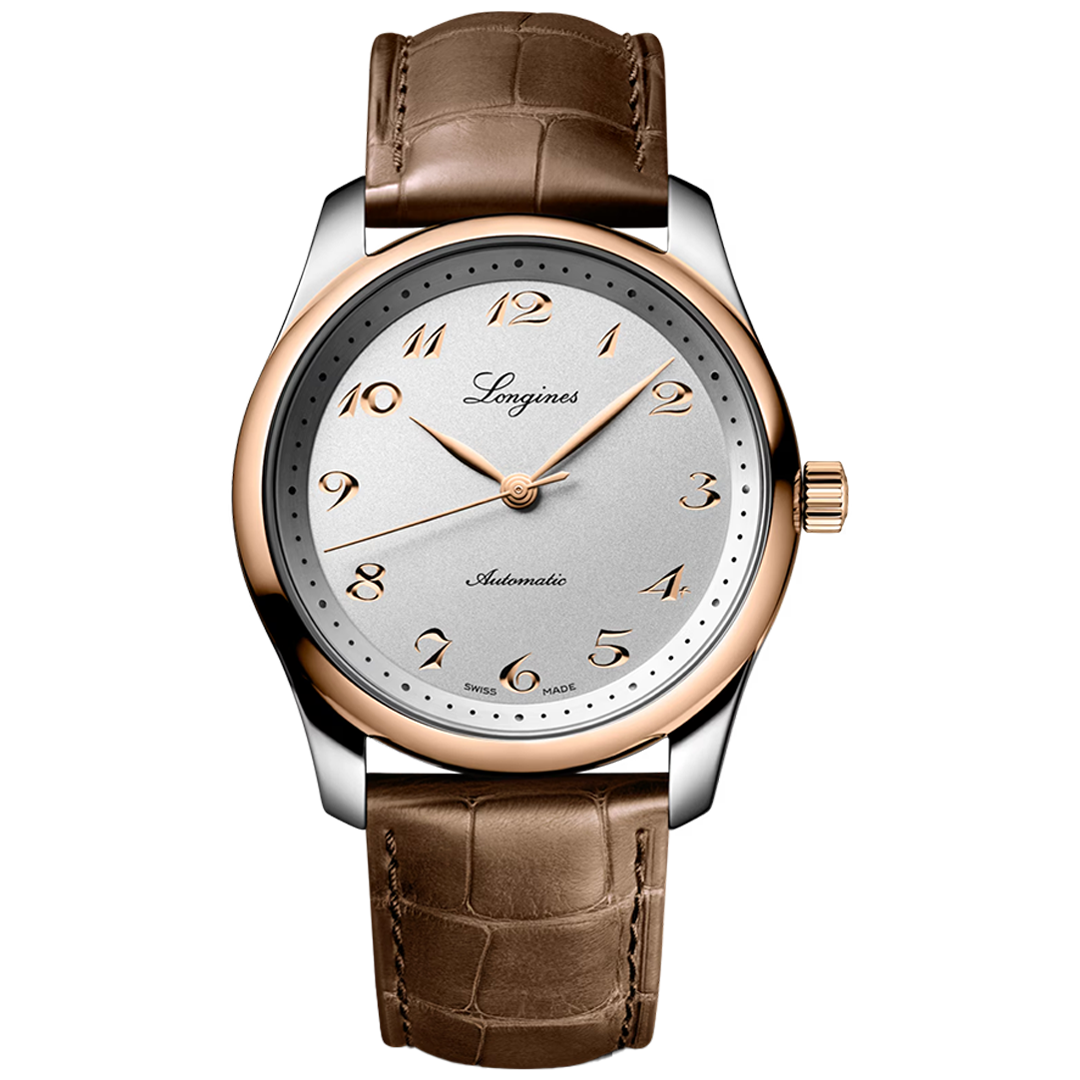 Orologio in acciaio e oro rosa Master Collection Longines