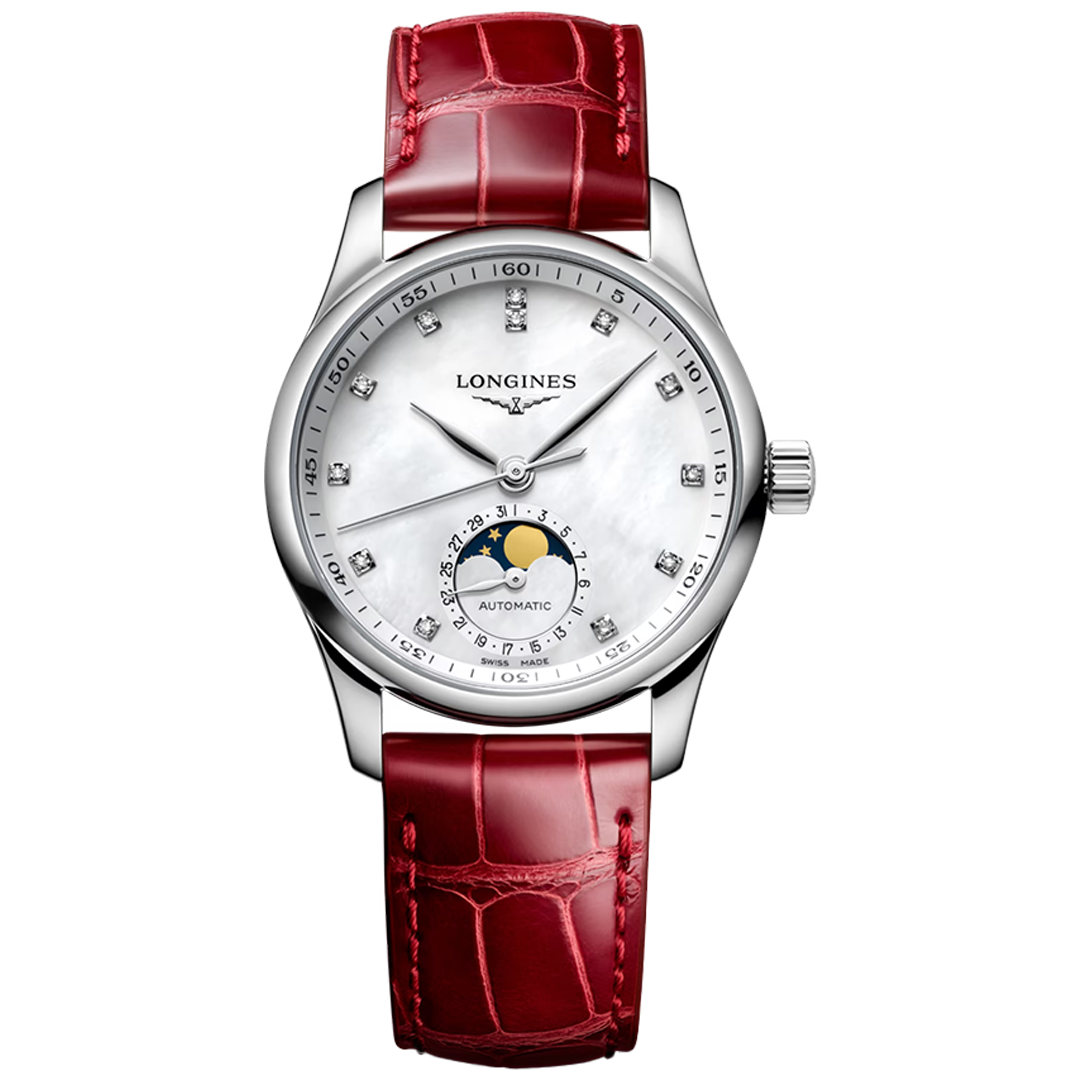 Orologio in acciaio Master Collection Moonphase Longines