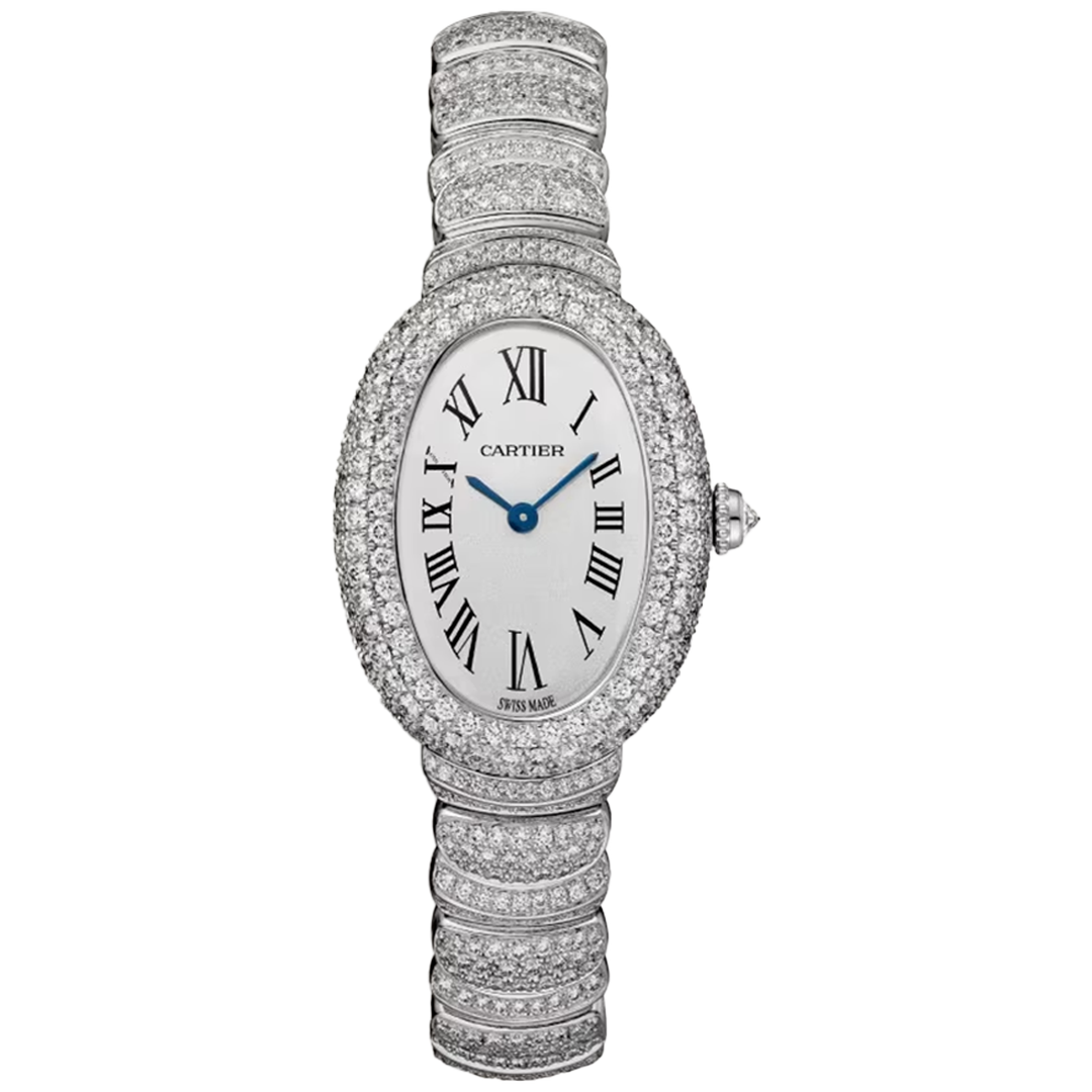 Orologio in oro bianco Baignoire de Cartier Cartier