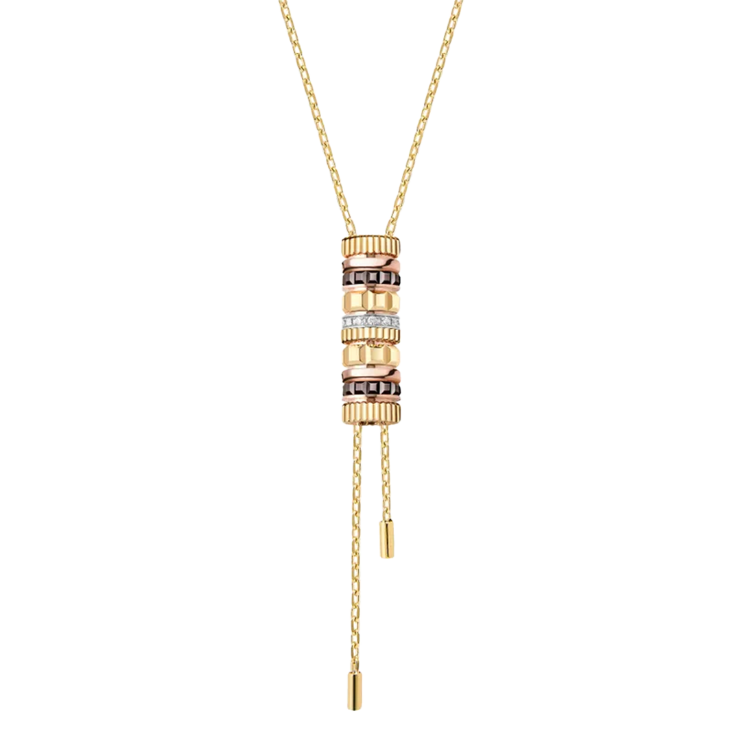 Gioiello in oro bianco giallo rosa Collana Quatre Classique Boucheron