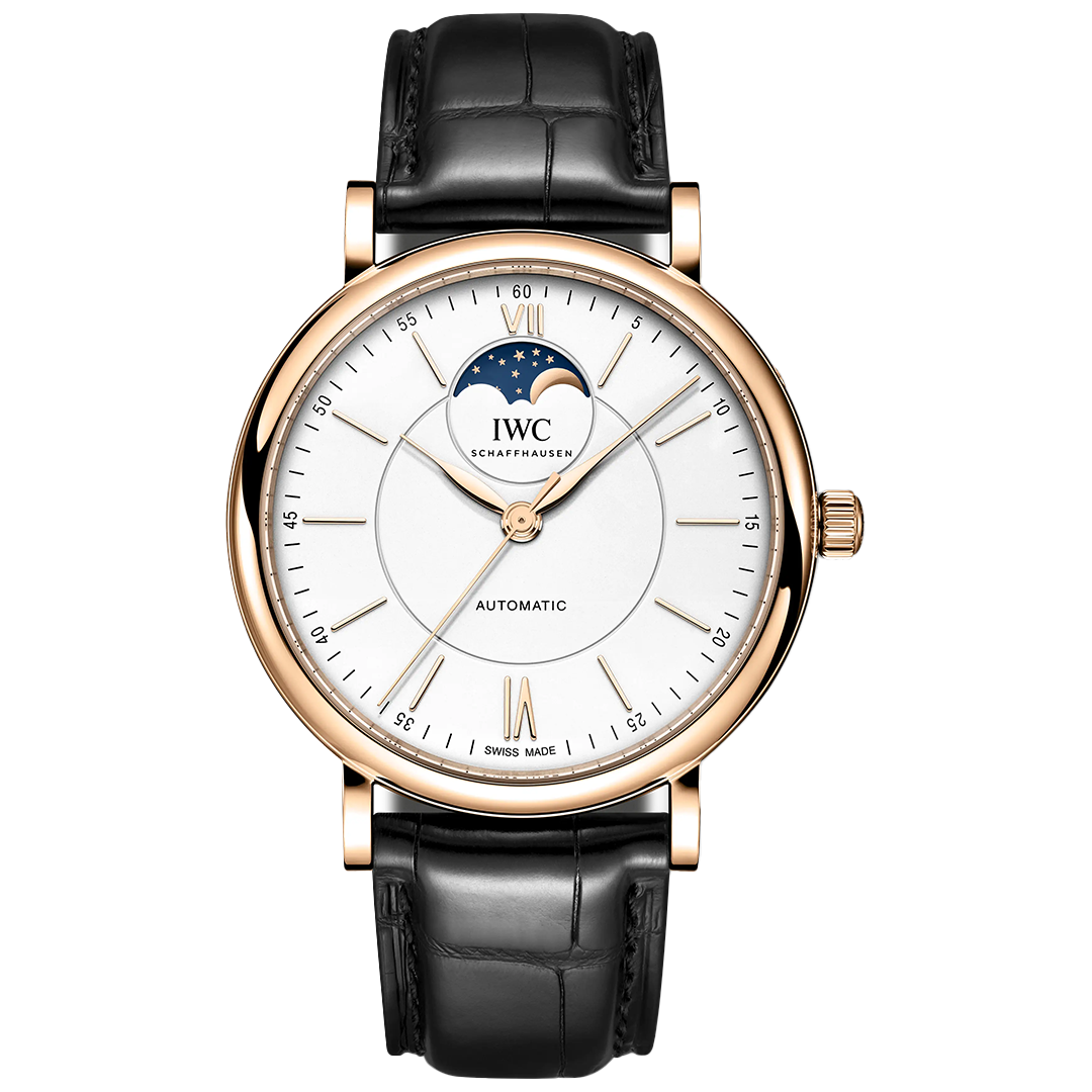 Watch in rose gold Portofino Automatic Moon Phase Iwc