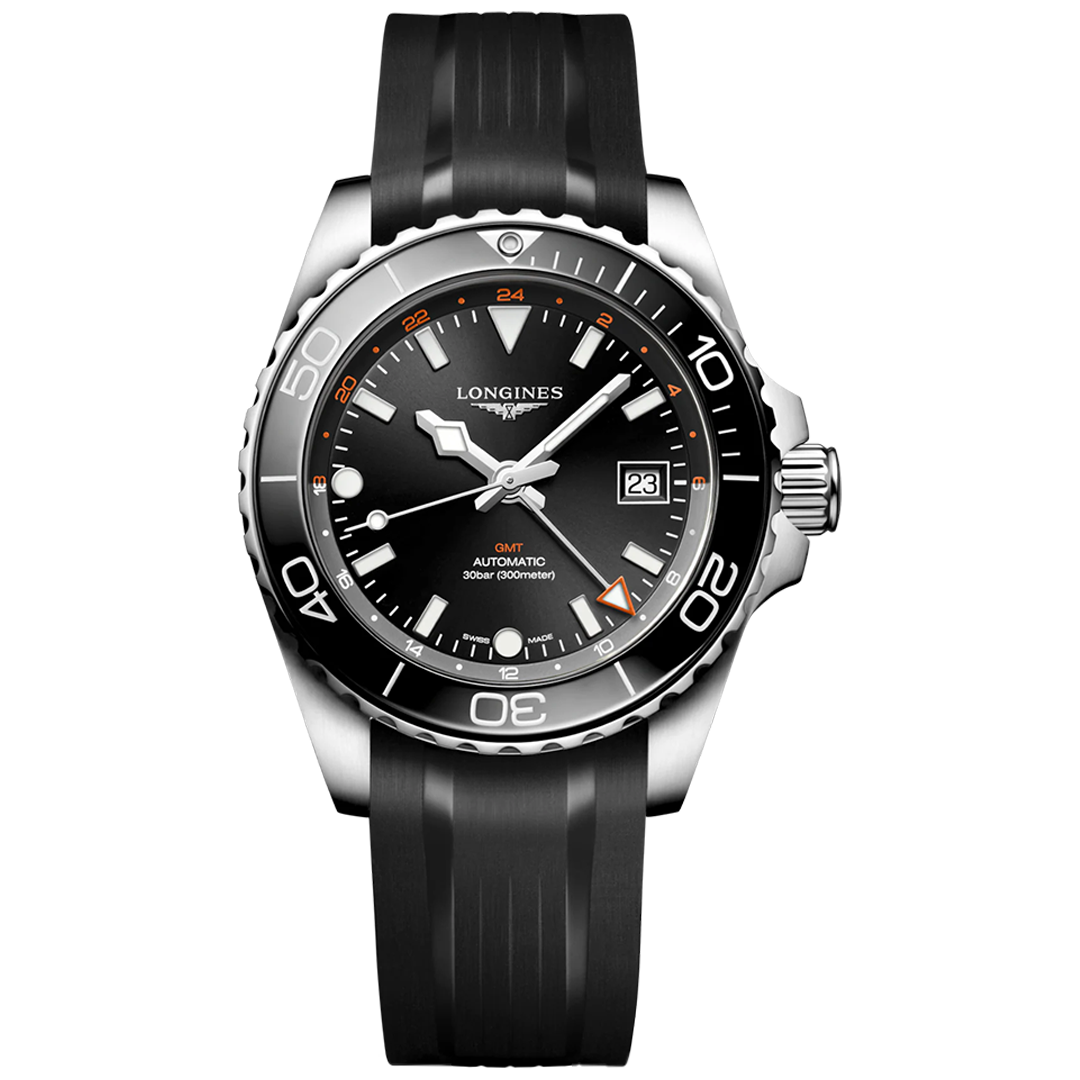 Orologio in acciaio HydroConquest GMT Longines