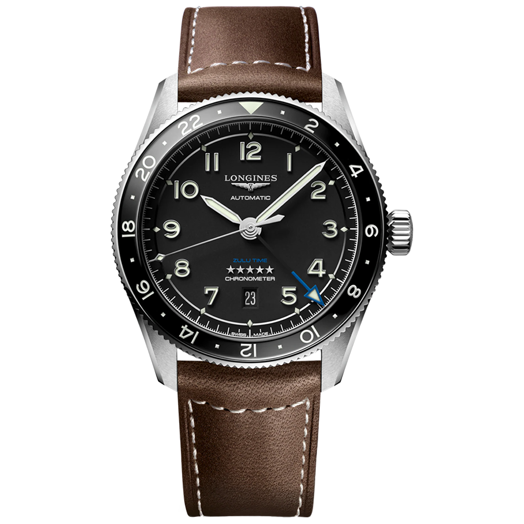 Watch in steel Spirit Zulu Time Longines