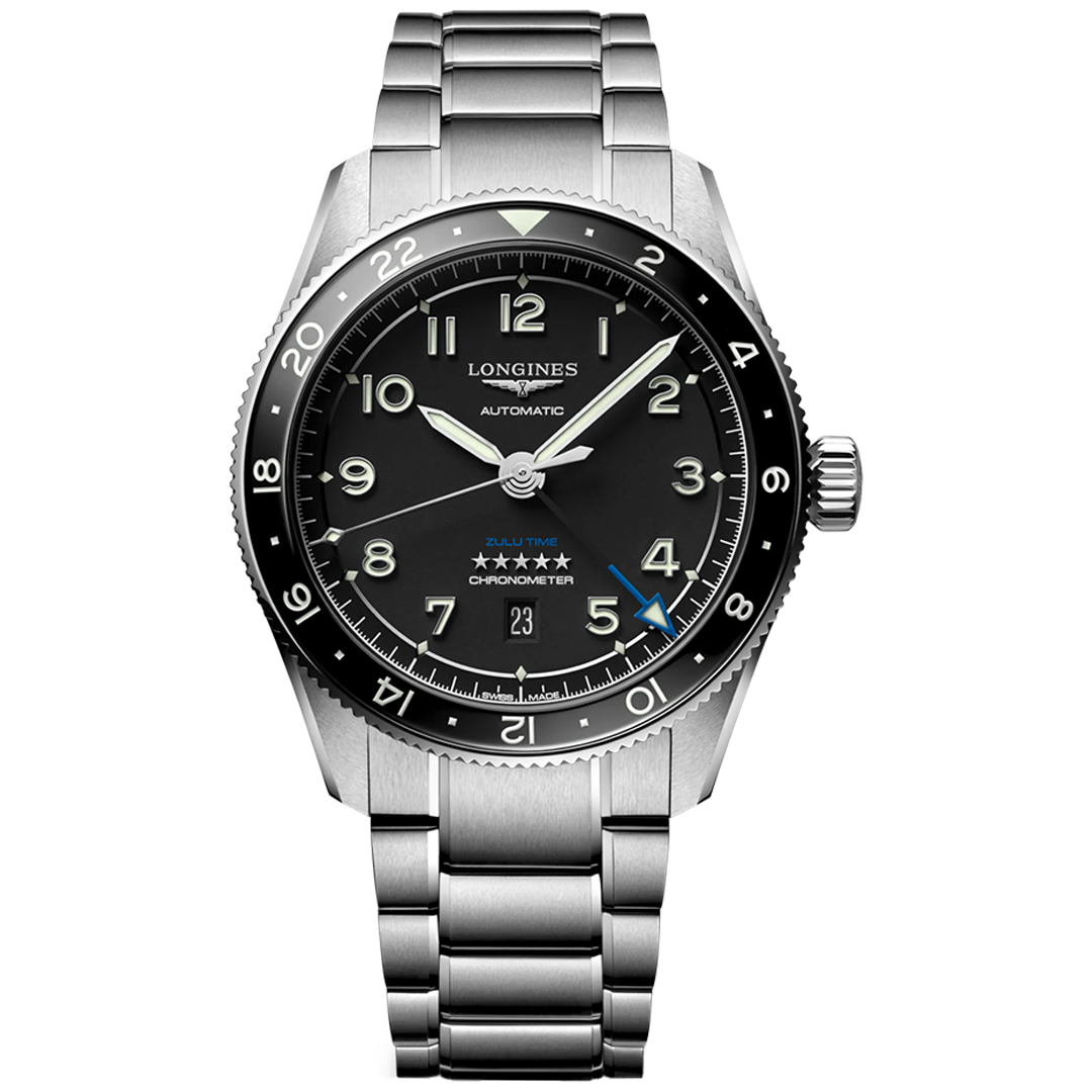 Watch in steel Spirit Zulu Time Longines
