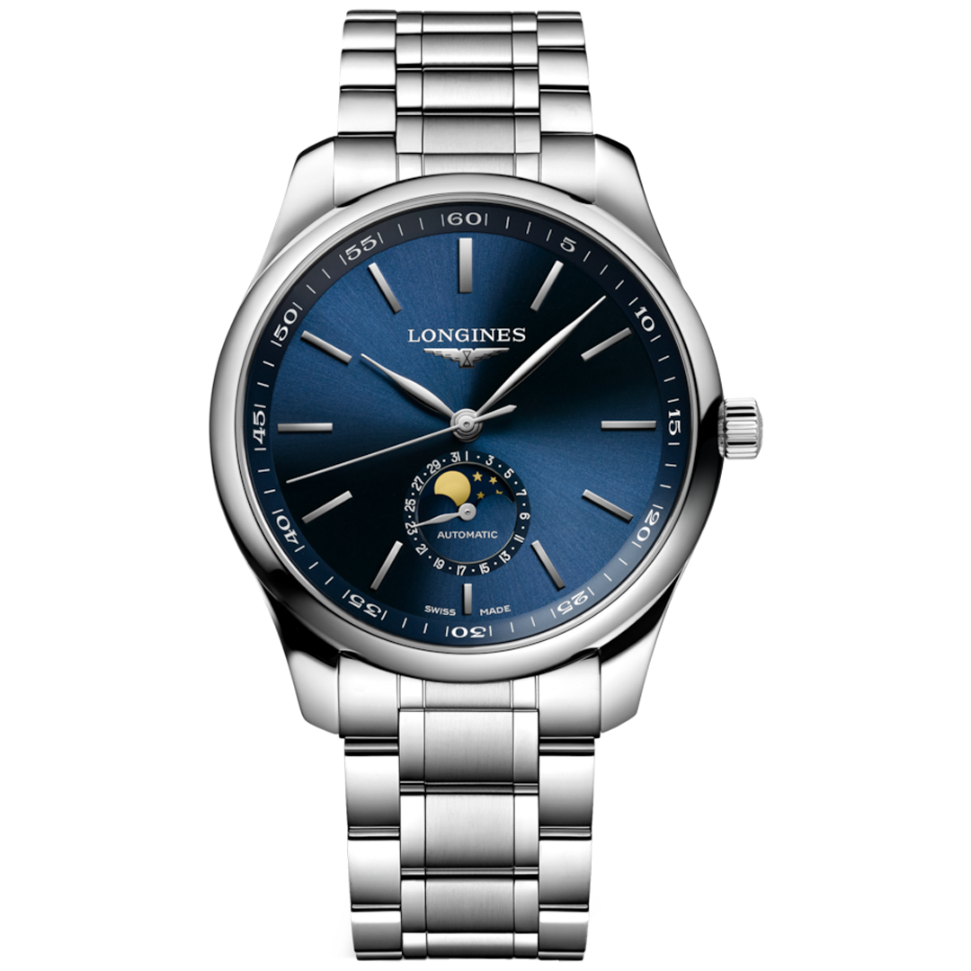 Orologio in acciaio Master Collection Moonphase Longines