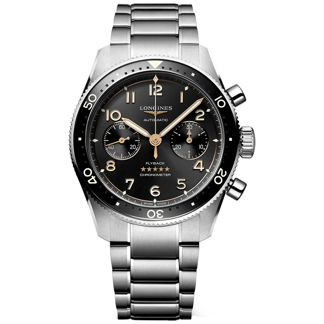 Watch in steel Spirit Flyback Longines
