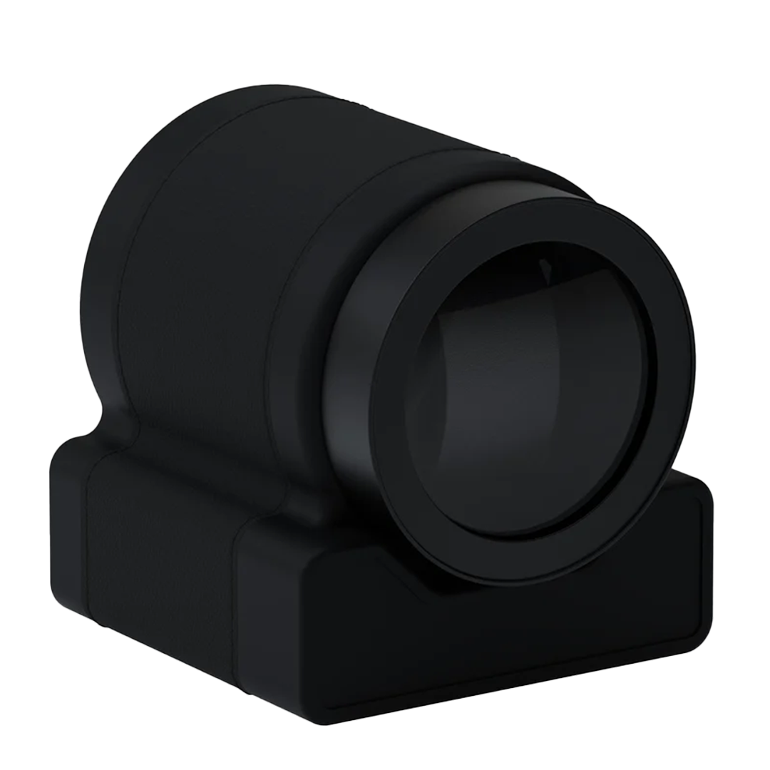 Accessorio in pelle panama Rotor One Pelle Nera Scatola del tempo