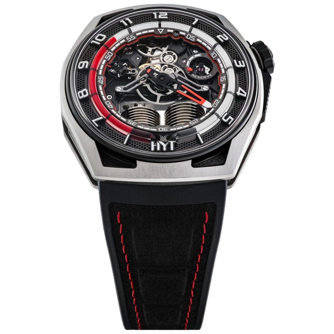 Orologio in titanio Hastroid Silver Red Hyt