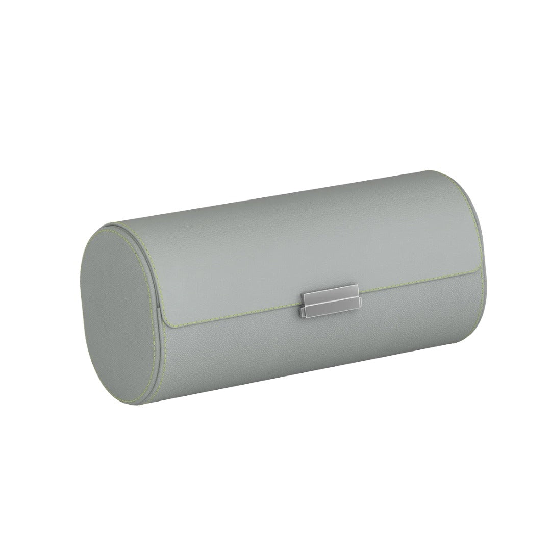 Accessorio in pelle panama Pochette 4 Pelle Grigio/Verde Scatola del tempo