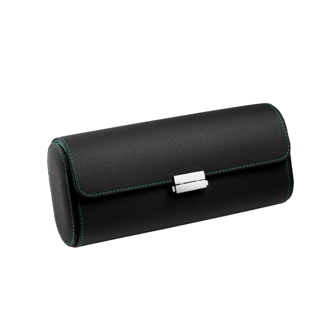 Accessorio in pelle panama Pochette 4 Pelle Nero/Tiffany Scatola del tempo