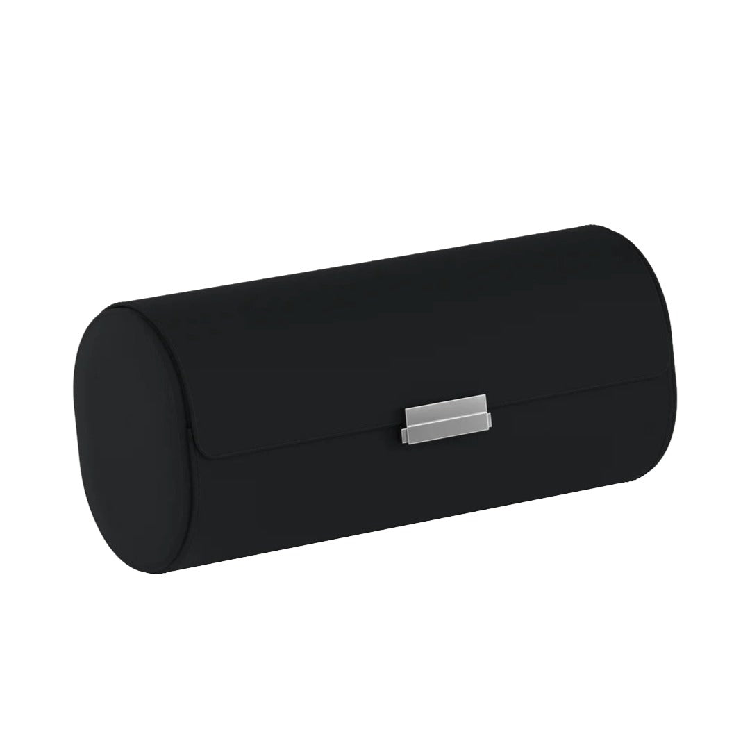 Accessorio in pelle panama Pochette 4 Pelle Nero Intenso Scatola del tempo