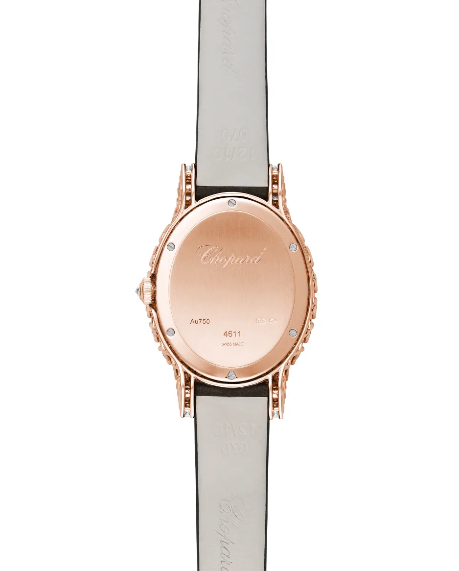 Orologio in oro rosa L'Heure du Diamant Small Ovale Chopard