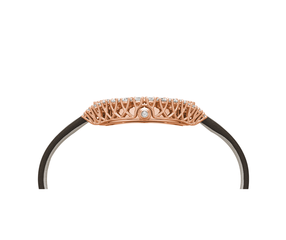 Watch in rose gold L'Heure du Diamant Small Ovale Chopard