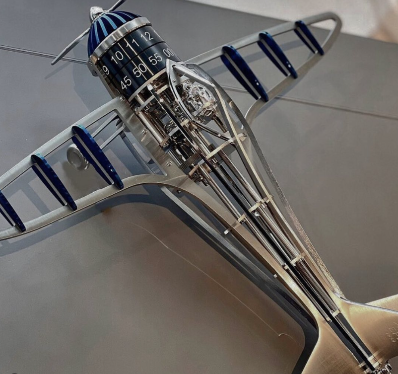 Accessorio in acciaio e palladio Time Flies L epee