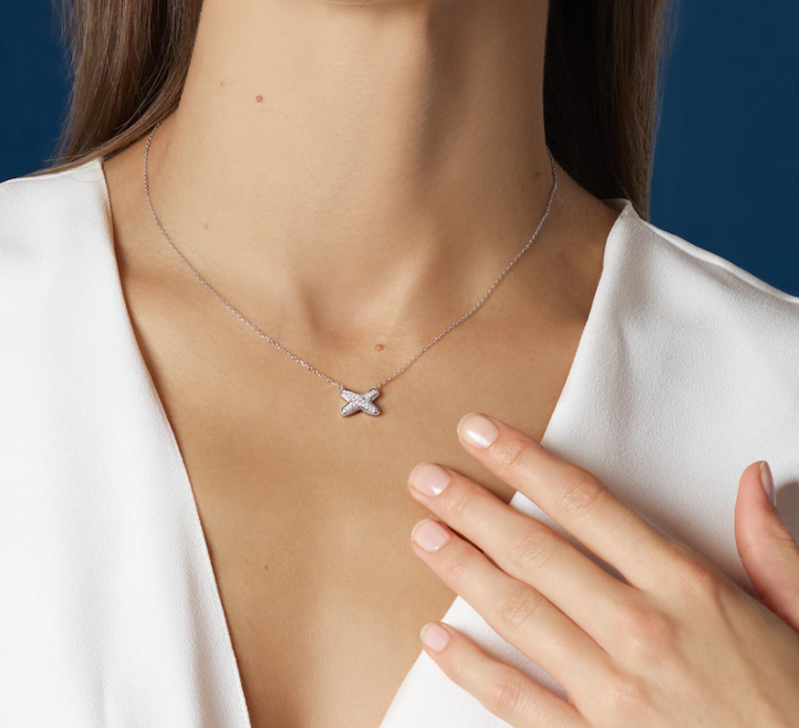 Gioiello in white gold Jeux de Liens necklace Chaumet