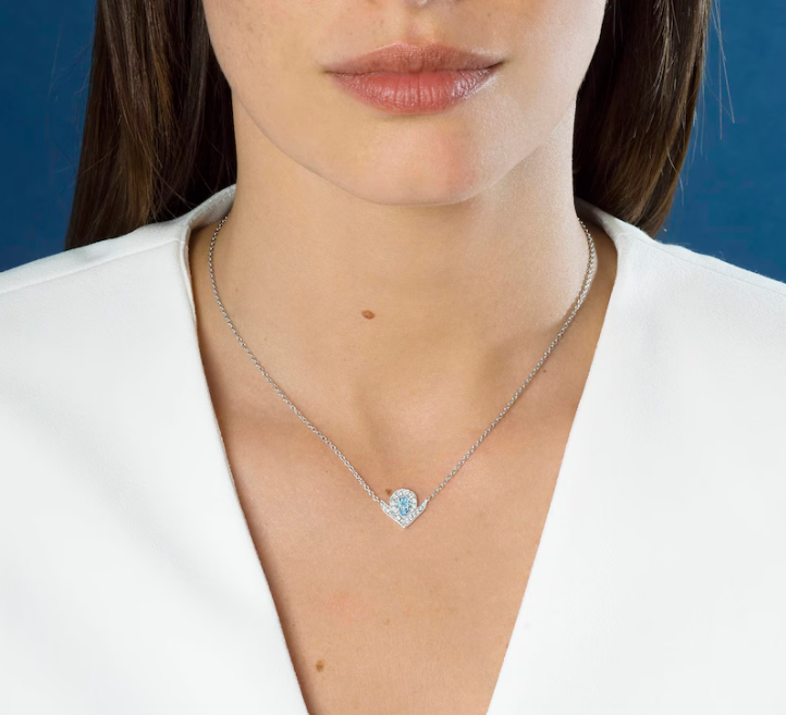 Gioiello in white gold Joséphine Aigrette necklace Chaumet