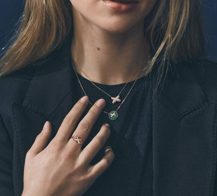 Gioiello in rose gold Jeux de Liens Harmony Necklace - Small size Chaumet