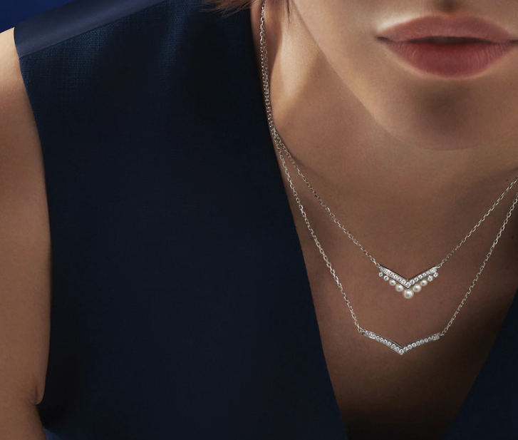 Gioiello in white gold Joséphine Aigrette Necklace Chaumet