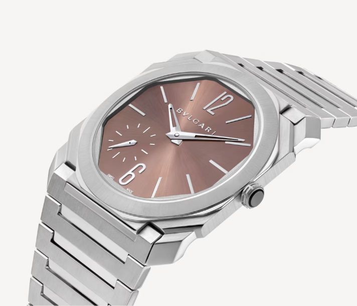 Watch in steel Octo Finissimo Bulgari