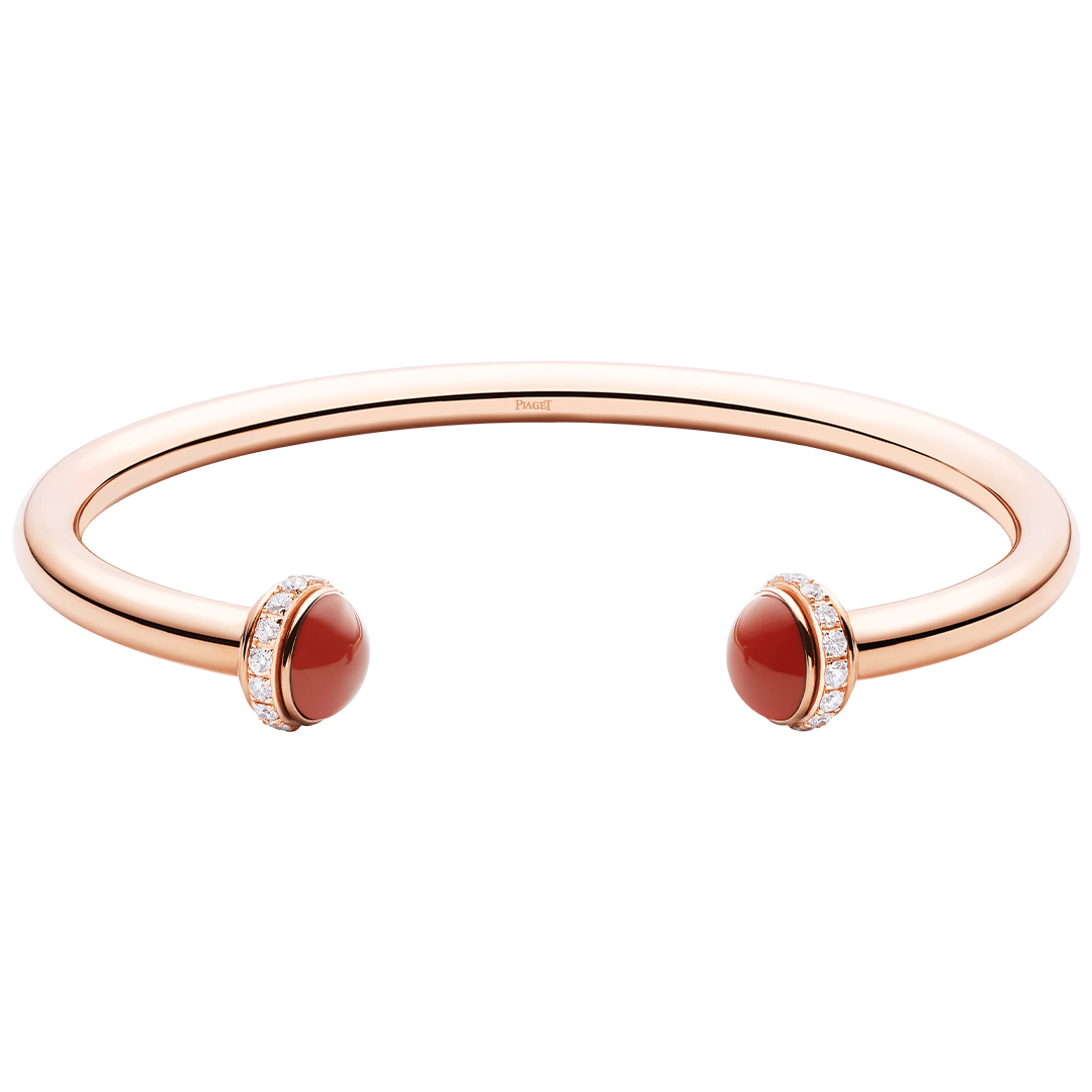 Possession open bangle bracelet