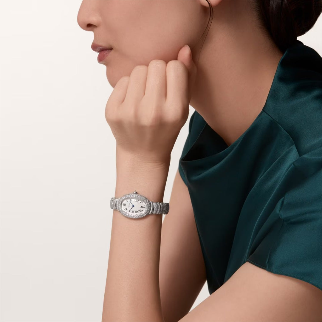 Orologio in oro bianco Baignoire de Cartier Cartier
