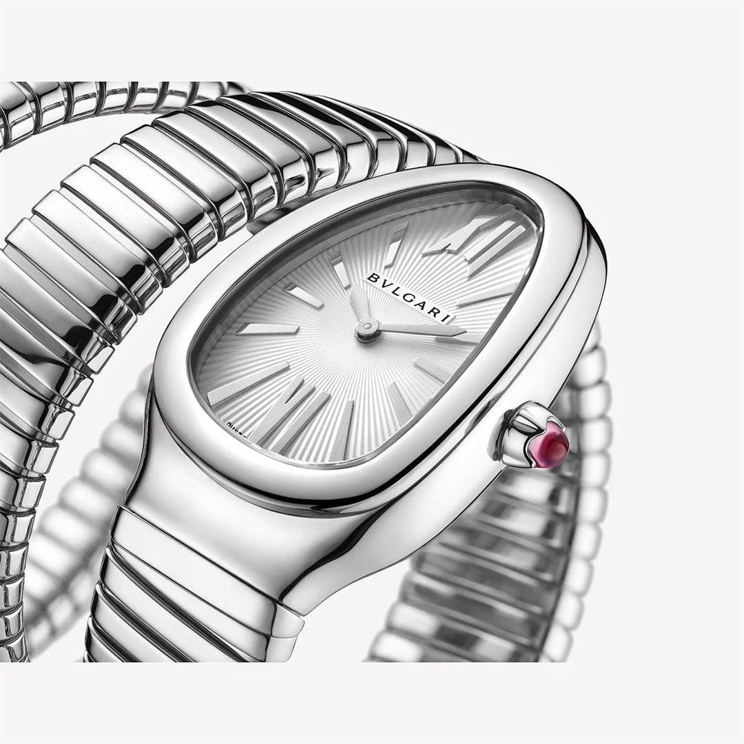 Watch in steel Serpenti Tubogas Bulgari
