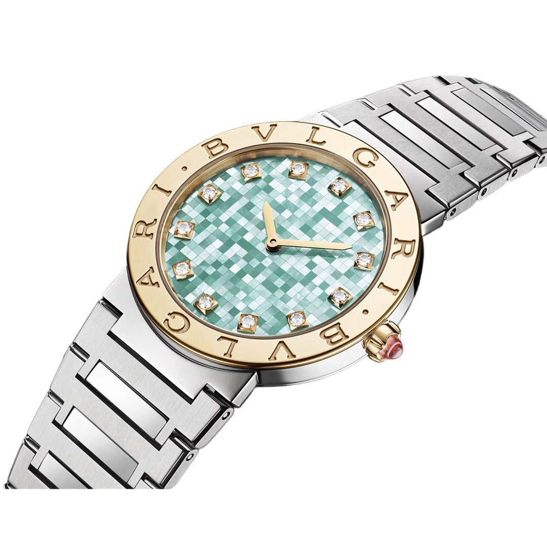 Watch in steel and yellow gold Bvlgari Bvlgari Bulgari