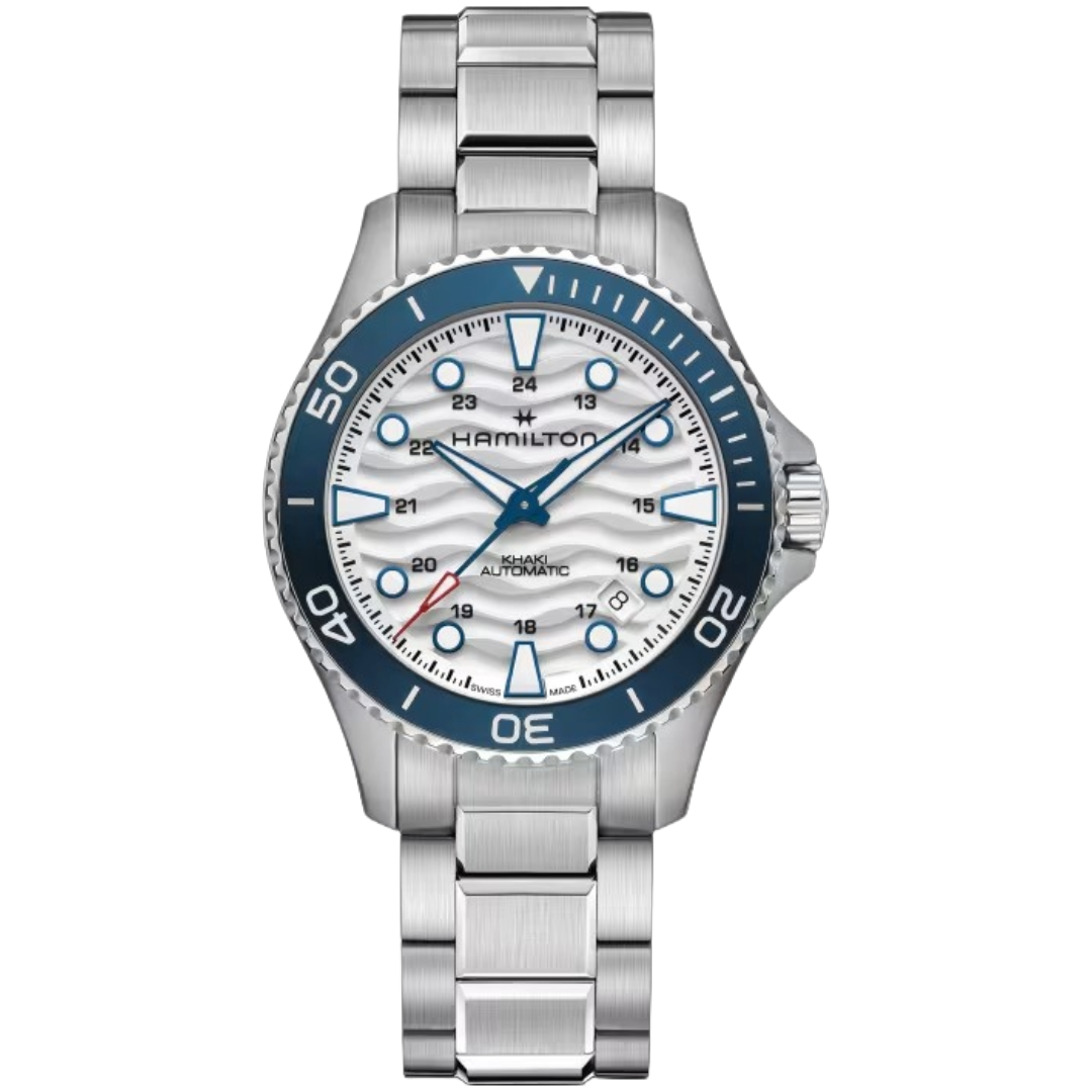 Orologio in acciaio Khaki Navy Scuba Auto Hamilton