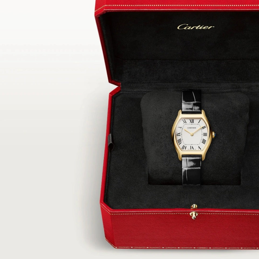 Orologio in oro giallo Tortue Cartier