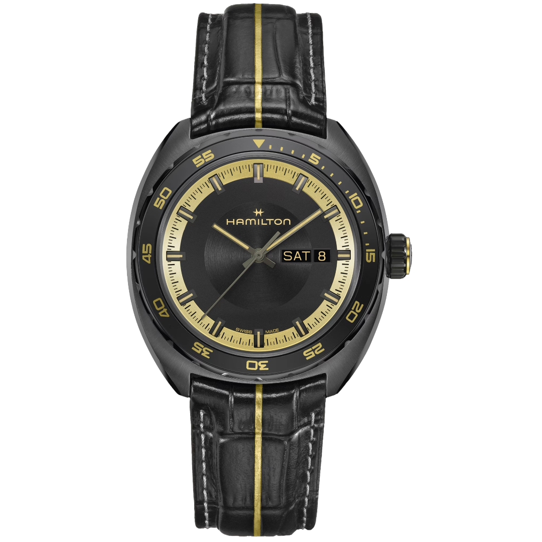Orologio in acciaio pvd American Classic Pan Europ Resident Evil Hamilton