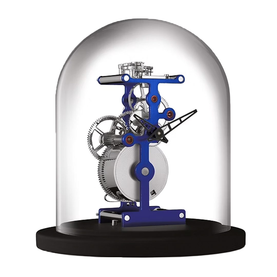 Table clock in metal Diaphane Matthew norman