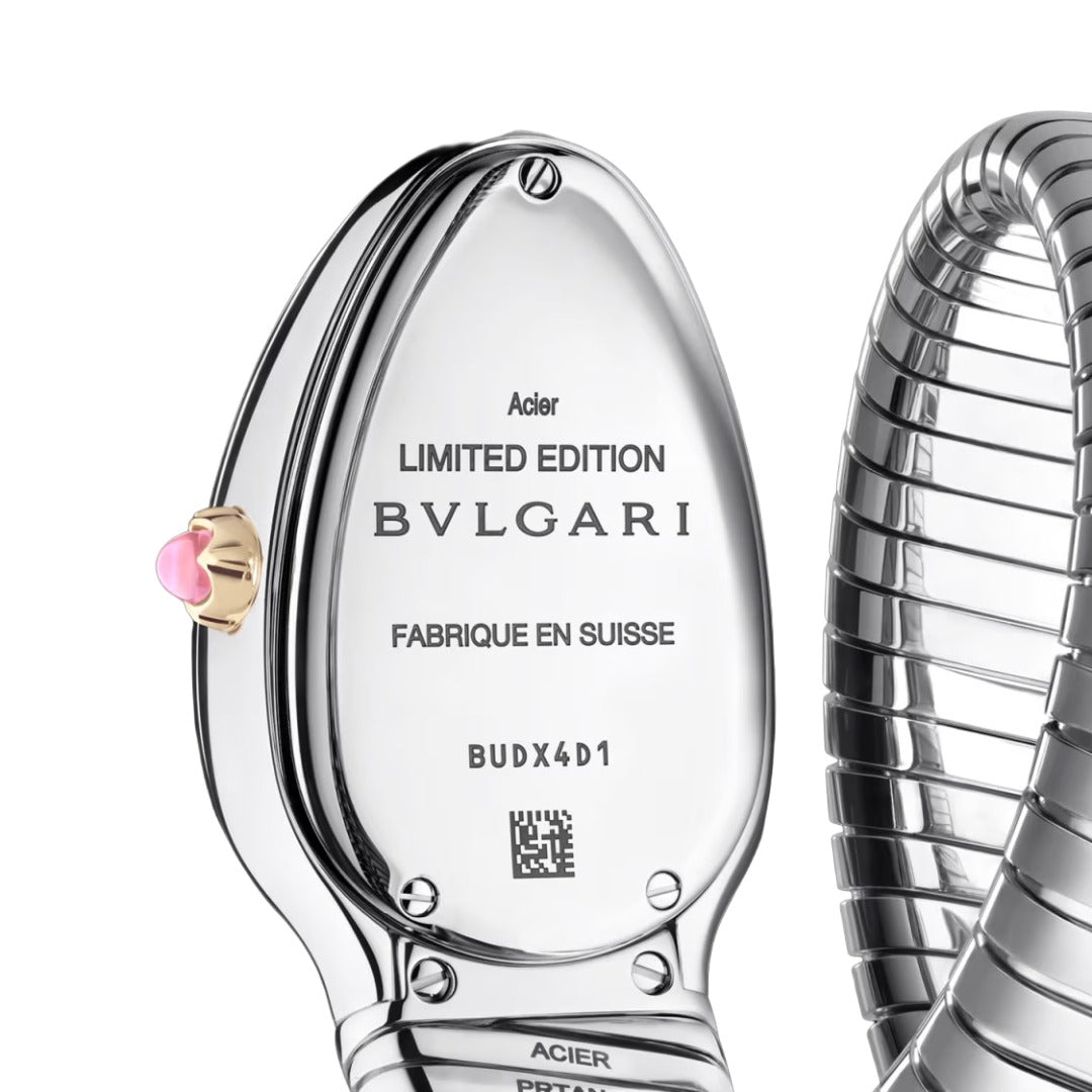 Watch in steel and yellow gold Serpenti Tubogas Gold & Steel Bulgari