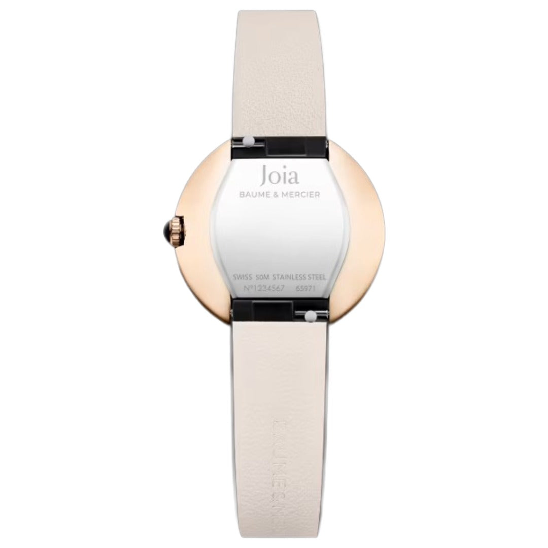 Orologio in acciaio pvd rosa Joia Baume et mercier