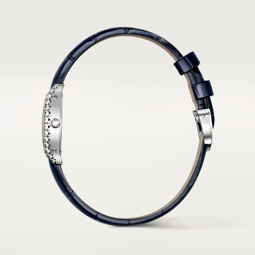 Orologio in oro bianco Tortue Cartier